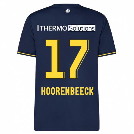 Kandiny Niño Camiseta Alec Van Hoorenbeeck #17 Armada 2ª Equipación 2023/24 La Camisa Chile