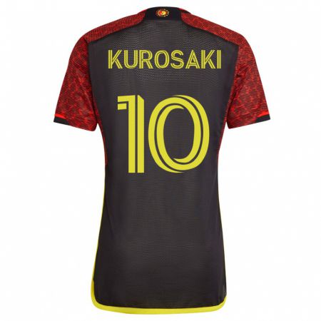 Kandiny Niño Camiseta Yuuka Kurosaki #10 Naranja 2ª Equipación 2023/24 La Camisa Chile