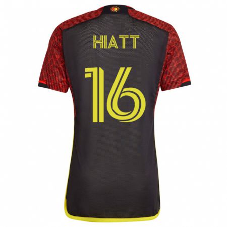 Kandiny Niño Camiseta Samantha Hiatt #16 Naranja 2ª Equipación 2023/24 La Camisa Chile