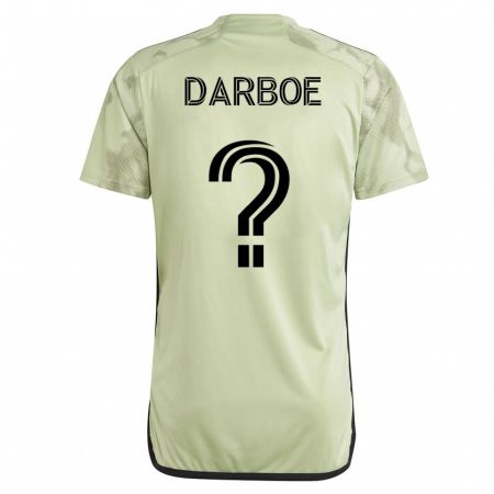 Kandiny Niño Camiseta Bajung Darboe #0 Verde 2ª Equipación 2023/24 La Camisa Chile