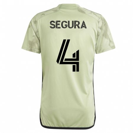 Kandiny Niño Camiseta Eddie Segura #4 Verde 2ª Equipación 2023/24 La Camisa Chile