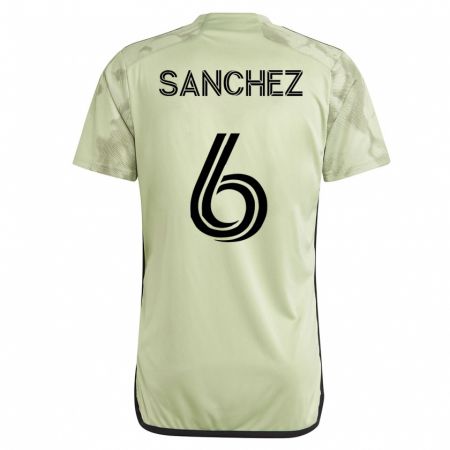 Kandiny Niño Camiseta Ilie Sánchez #6 Verde 2ª Equipación 2023/24 La Camisa Chile