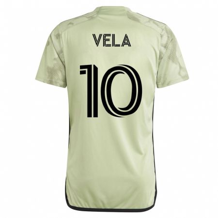 Kandiny Niño Camiseta Carlos Vela #10 Verde 2ª Equipación 2023/24 La Camisa Chile