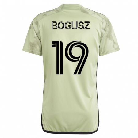 Kandiny Niño Camiseta Mateusz Bogusz #19 Verde 2ª Equipación 2023/24 La Camisa Chile