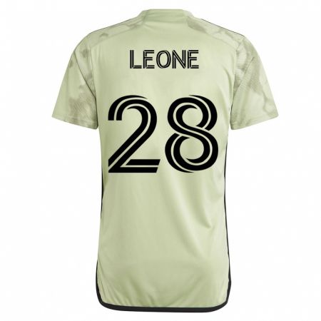 Kandiny Niño Camiseta Tony Leone #28 Verde 2ª Equipación 2023/24 La Camisa Chile