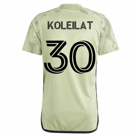 Kandiny Niño Camiseta Jassem Koleilat #30 Verde 2ª Equipación 2023/24 La Camisa Chile