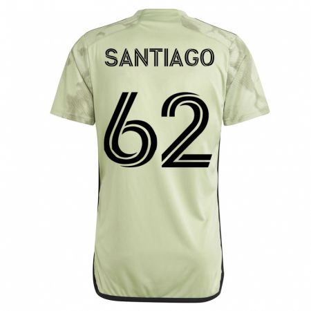 Kandiny Niño Camiseta Joshua Santiago #62 Verde 2ª Equipación 2023/24 La Camisa Chile