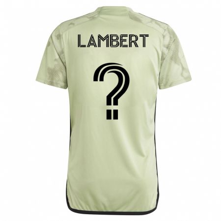 Kandiny Niño Camiseta Liam Lambert #0 Verde 2ª Equipación 2023/24 La Camisa Chile