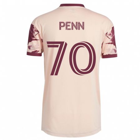 Kandiny Niño Camiseta Josh Penn #70 Blanquecino 2ª Equipación 2023/24 La Camisa Chile