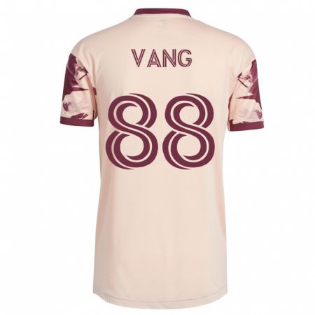 Kandiny Niño Camiseta Michael Vang #88 Blanquecino 2ª Equipación 2023/24 La Camisa Chile