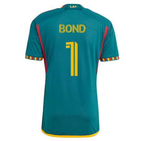 Kandiny Niño Camiseta Jonathan Bond #1 Verde 2ª Equipación 2023/24 La Camisa Chile