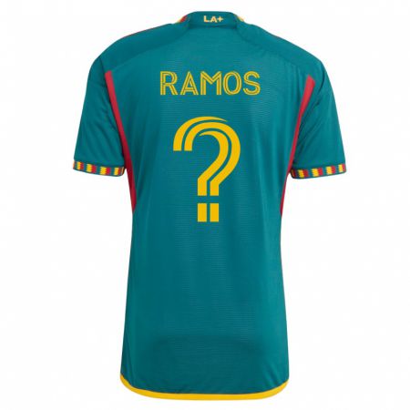 Kandiny Niño Camiseta Rubén Ramos #0 Verde 2ª Equipación 2023/24 La Camisa Chile