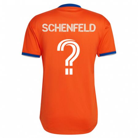 Kandiny Niño Camiseta Matthew Schenfeld #0 Blanco 2ª Equipación 2023/24 La Camisa Chile