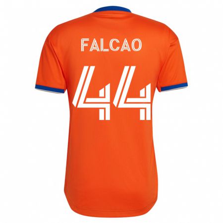 Kandiny Niño Camiseta Kiano Falcao #44 Blanco 2ª Equipación 2023/24 La Camisa Chile