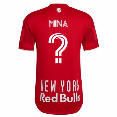 Kandiny Niño Camiseta Juan Mina #0 Beige-Dorado 2ª Equipación 2023/24 La Camisa Chile