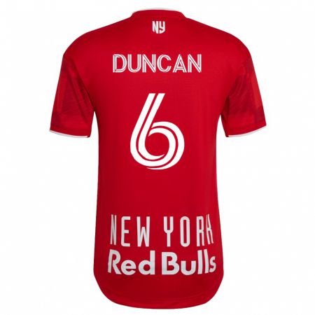 Kandiny Niño Camiseta Kyle Duncan #6 Beige-Dorado 2ª Equipación 2023/24 La Camisa Chile