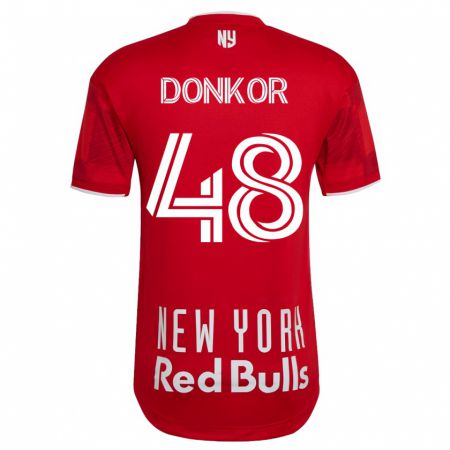 Kandiny Niño Camiseta Ronald Donkor #48 Beige-Dorado 2ª Equipación 2023/24 La Camisa Chile