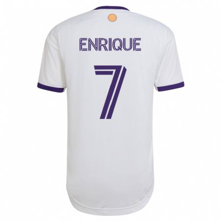 Kandiny Niño Camiseta Ramiro Enrique #7 Blanco 2ª Equipación 2023/24 La Camisa Chile