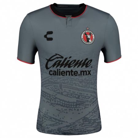 Kandiny Niño Camiseta Oliver Iriarte #214 Gris 2ª Equipación 2023/24 La Camisa Chile