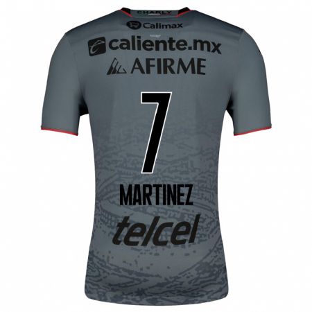 Kandiny Niño Camiseta Alejandro Martínez #7 Gris 2ª Equipación 2023/24 La Camisa Chile