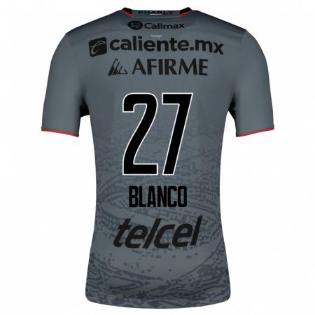 Kandiny Niño Camiseta Domingo Blanco #27 Gris 2ª Equipación 2023/24 La Camisa Chile
