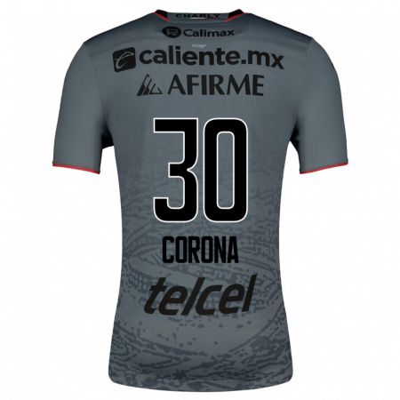 Kandiny Niño Camiseta Jesús Corona #30 Gris 2ª Equipación 2023/24 La Camisa Chile
