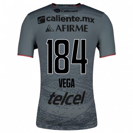 Kandiny Niño Camiseta Daniel Vega #184 Gris 2ª Equipación 2023/24 La Camisa Chile