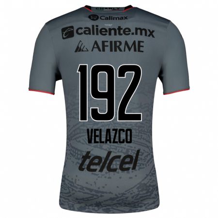 Kandiny Niño Camiseta Emiliano Velazco #192 Gris 2ª Equipación 2023/24 La Camisa Chile