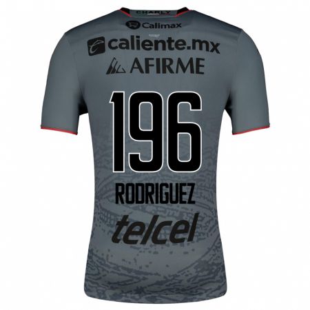 Kandiny Niño Camiseta Prince Rodríguez #196 Gris 2ª Equipación 2023/24 La Camisa Chile