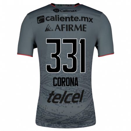 Kandiny Niño Camiseta José Corona #331 Gris 2ª Equipación 2023/24 La Camisa Chile