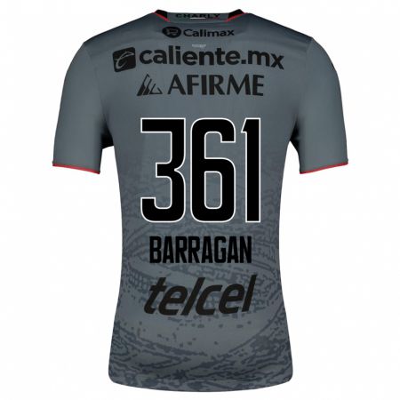 Kandiny Niño Camiseta Jesús Barragán #361 Gris 2ª Equipación 2023/24 La Camisa Chile