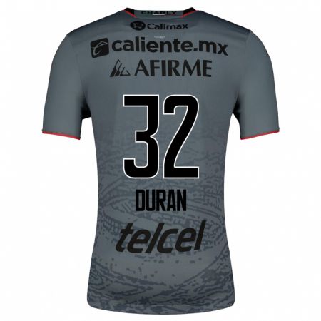 Kandiny Niño Camiseta Ailed Duran #32 Gris 2ª Equipación 2023/24 La Camisa Chile