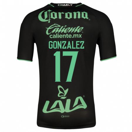 Kandiny Niño Camiseta Jair González #17 Negro 2ª Equipación 2023/24 La Camisa Chile