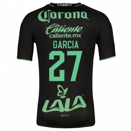 Kandiny Niño Camiseta Joel García #27 Negro 2ª Equipación 2023/24 La Camisa Chile