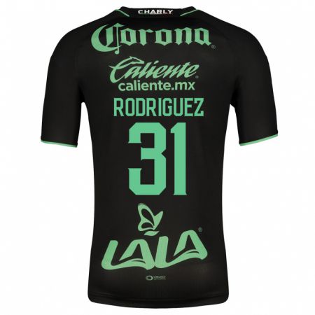 Kandiny Niño Camiseta Emerson Rodríguez #31 Negro 2ª Equipación 2023/24 La Camisa Chile