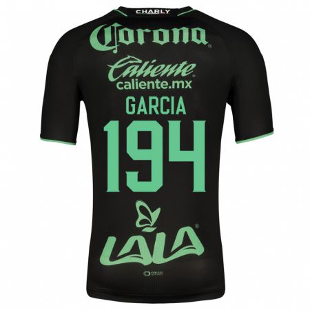 Kandiny Niño Camiseta Anthony García #194 Negro 2ª Equipación 2023/24 La Camisa Chile