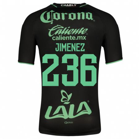 Kandiny Niño Camiseta Tahiel Jiménez #236 Negro 2ª Equipación 2023/24 La Camisa Chile