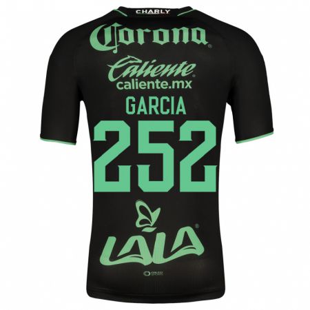 Kandiny Niño Camiseta Kevin García #252 Negro 2ª Equipación 2023/24 La Camisa Chile