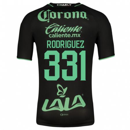 Kandiny Niño Camiseta Juan Rodríguez #331 Negro 2ª Equipación 2023/24 La Camisa Chile