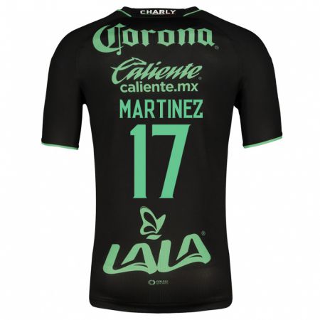 Kandiny Niño Camiseta Marianne Martínez #17 Negro 2ª Equipación 2023/24 La Camisa Chile