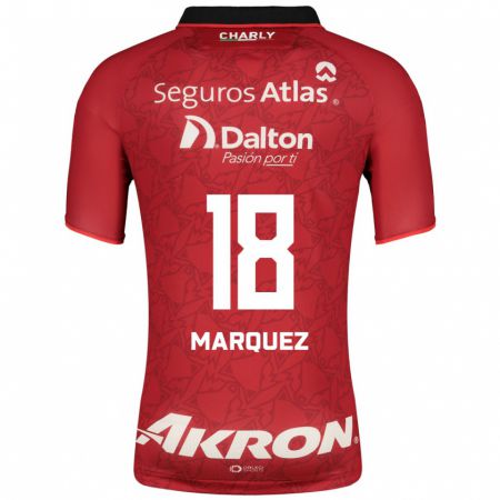 Kandiny Niño Camiseta Jeremy Márquez #18 Rojo 2ª Equipación 2023/24 La Camisa Chile
