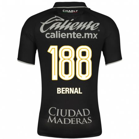 Kandiny Niño Camiseta Juan Bernal #188 Negro 2ª Equipación 2023/24 La Camisa Chile