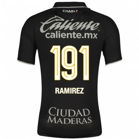 Kandiny Niño Camiseta Ian Ramírez #191 Negro 2ª Equipación 2023/24 La Camisa Chile