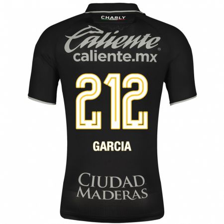 Kandiny Niño Camiseta Óscar García #212 Negro 2ª Equipación 2023/24 La Camisa Chile