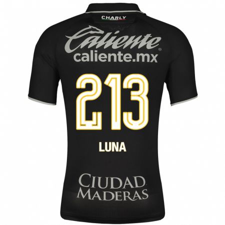 Kandiny Niño Camiseta Diego Luna #213 Negro 2ª Equipación 2023/24 La Camisa Chile