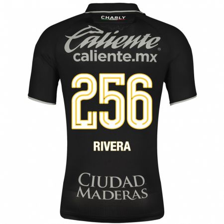 Kandiny Niño Camiseta Fernando Rivera #256 Negro 2ª Equipación 2023/24 La Camisa Chile