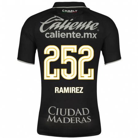 Kandiny Niño Camiseta Luis Ramírez #252 Negro 2ª Equipación 2023/24 La Camisa Chile