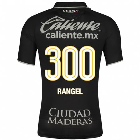 Kandiny Niño Camiseta Luis Rangel #300 Negro 2ª Equipación 2023/24 La Camisa Chile