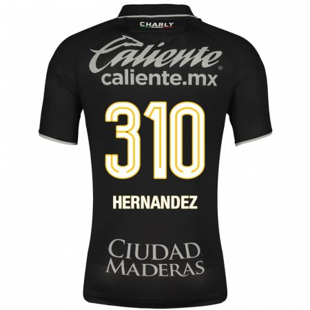 Kandiny Niño Camiseta Karin Hernández #310 Negro 2ª Equipación 2023/24 La Camisa Chile