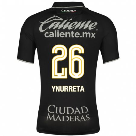Kandiny Niño Camiseta Alexandra Hernández Ynurreta #26 Negro 2ª Equipación 2023/24 La Camisa Chile